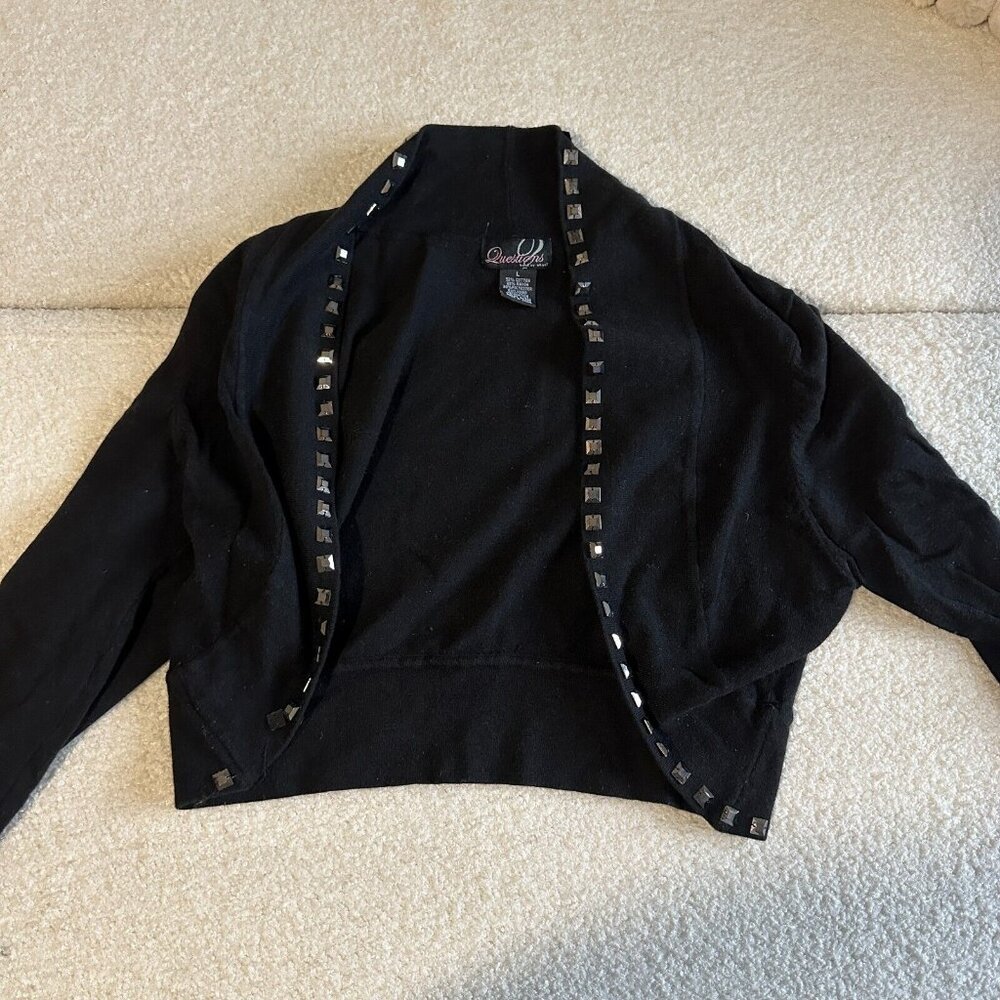 Question's Women's Black Shawl Size‎ L | Elegant Evening Wrap